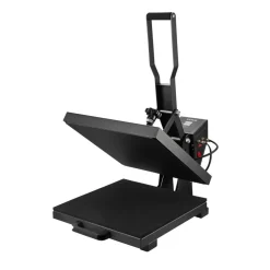 VEVOR Heat Press, 15 x 15 inch Heat Press Machine for T-shirts, Fast and Even Heating, Easy to Use, High Pressure for Digital Industrial-Quality Sublimation Printer for Transfer Vinyl, T-shirt, Black
