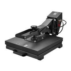 VEVOR Heat Press, 15 x 15 inch Heat Press Machine for T-shirts, Fast and Even Heating, Easy to Use, High Pressure for Digital Industrial-Quality Sublimation Printer for Transfer Vinyl, T-shirt, Black
