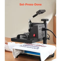 VEVOR Heat Press, 12x10Inch T-Shirt Press Machine, T-shirt Press Heat Press 30x23cm Printing Machine Heat Transfer Sublimation Machine for T-shirts
