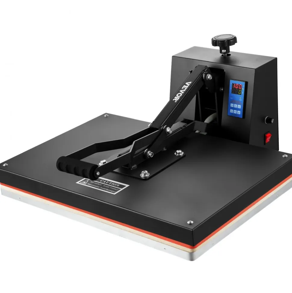 VEVOR Heat Press 16x24, 1700W Power Heat Press Machine, Fast Heating, High Pressure Heat Press Machine for T-Shirt, Digital Industrial Sublimation Printer for Heat Transfer Vinyl, Easy to Use, Black