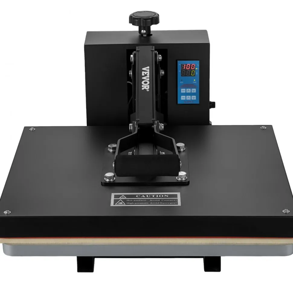 VEVOR Heat Press 16x20, 1700W Power Heat Press Machine, Fast Heating, High Pressure Heat Press Machine for T-Shirt, Digital Industrial Sublimation Printer for Heat Transfer Vinyl, Easy to Use, Black