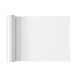 VEVOR Heat Transfer Vinyl, 12 in x 70 ft, Glossy White HTV Iron on Vinyl Roll, Easy to Cut and Weed, Strong Adhesion, Compatible with Cutting Machines, for Various Materials, T-shirts, Pillows, Hats