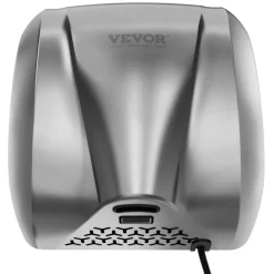 VEVOR Heavy Duty Commercial Hand Dryer, 1300W Automatic High Speed Stainless Steel Warm Wind Hand Blower, 120V Plug In/Hardwired Two Power Options, Compliant for Industry Business Restrooms