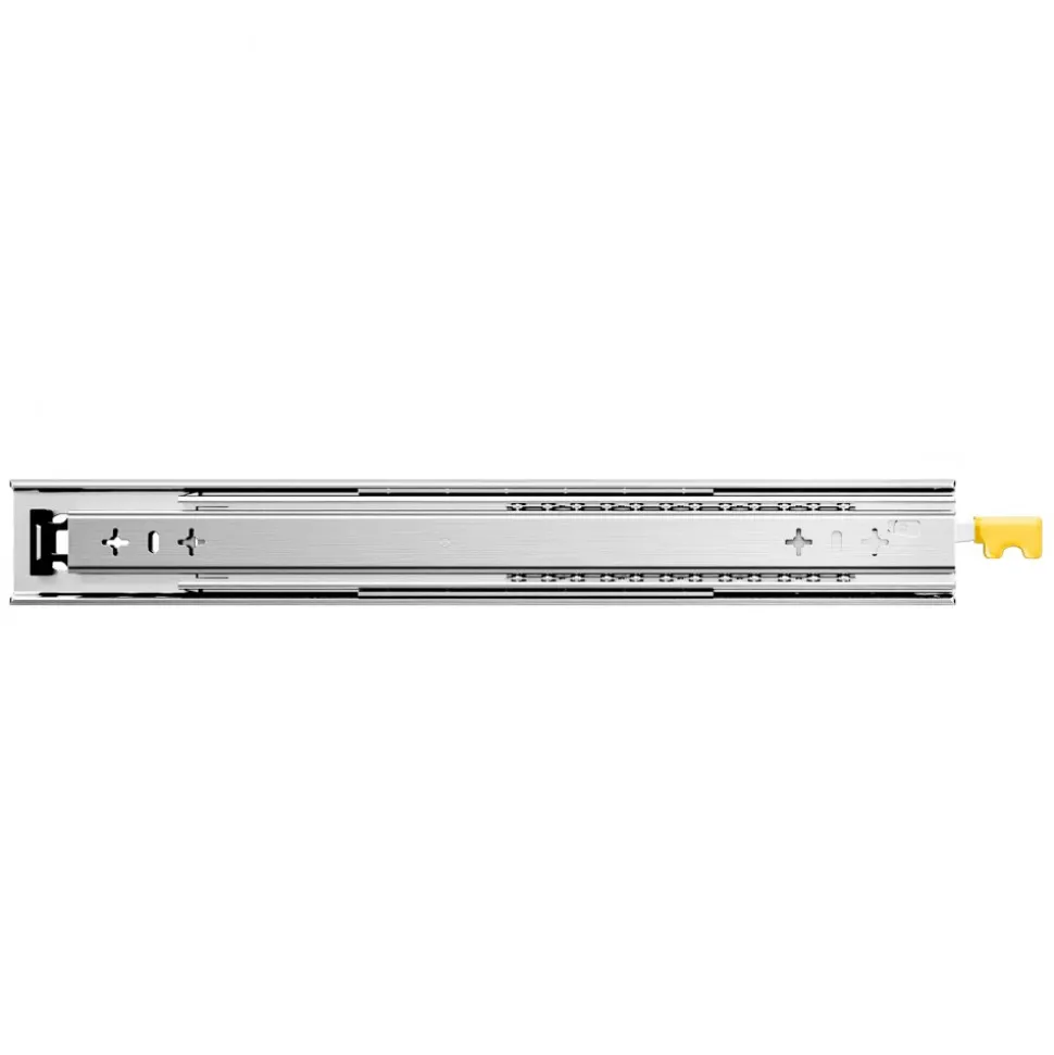 VEVOR Heavy Duty Drawer Slides 60inch, 1 Pair Locking Drawer Slides 250lbs Load Capacity, Side Mount Ball Bearing, 3-Fold Full Extension