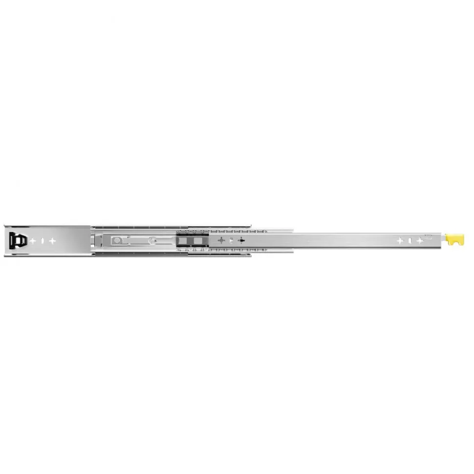 VEVOR Heavy Duty Drawer Slides 24inch, 1 Pair Locking Drawer Slides 250lbs Load Capacity, Side Mount Ball Bearing, 3-Fold Full Extension