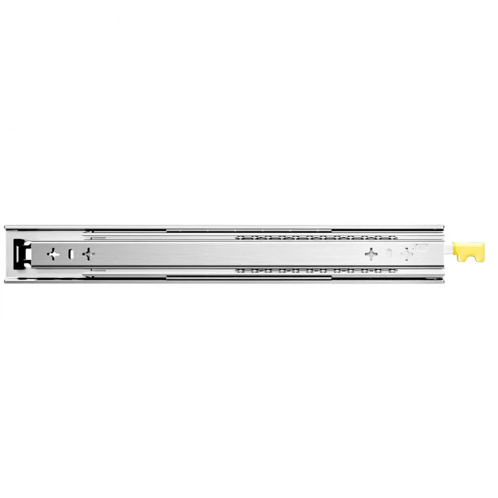 VEVOR Heavy Duty Drawer Slides 24inch, 1 Pair Locking Drawer Slides 250lbs Load Capacity, Side Mount Ball Bearing, 3-Fold Full Extension