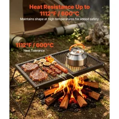 VEVOR Heavy Duty Folding Campfire Grill, 24
