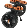 VEVOR Heavy Duty Kayak Cart, 320lbs Load Capacity, Detachable Canoe Trolley Cart with 10'' Solid Tires, Adjustable Brackets & Nonslip Support Foot, for Kayaks Canoes Paddleboards Float Mats Jon Boats