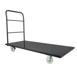 VEVOR Heavy Duty Platform Truck, 2000 lbs Capacity, Industrial Steel Flatbed Cart with Swivel Wheels and Handle, Platform Hand Push Truck Dolly, Easy Storage, for Luggage Moving, 60 x 27.6 x 42.9 in