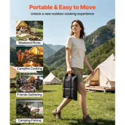 VEVOR Heavy Duty Swivel Campfire Grill, 24