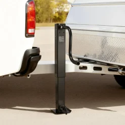 VEVOR Heavy-Duty Trailer Jack, 12,000 lbs Load Capacity, Sidewind Square Direct Weld-on Trailer Jack with Handle Crank, Adjustable Drop Leg, 26-Inch Travel for Lifting RV, Utility, Yacht Trailers