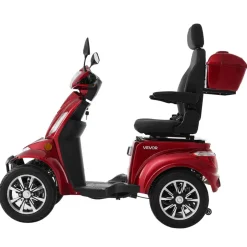 VEVOR Heavy Duty 4-Wheel Mobility Scooters for Seniors & Adults, 500lbs Capacity, 21.5 Miles 3-Speed Long Range, 1000W All Terrain Electric Recreational Scooter Wheelchair, 20° Max Climbing Capacity