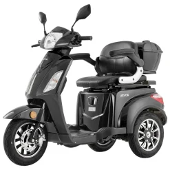 VEVOR Heavy Duty 3-Wheel Mobility Scooters for Seniors & Adults, 500lbs Capacity, 21.5 Miles 3-Speed Long Range, 1000W All Terrain Electric Recreational Scooter Wheelchair, 20° Max Climbing Capacity