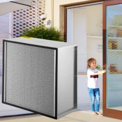 VEVOR HEPA Replacement Filter, 24''x24''x11.5'' AC Filter, True HEPA Pleated Air Filter, Air Filter Replacement with Galvanized Frame, 99.97% Standard Filter Compatible for HEPA Filter Novair 20