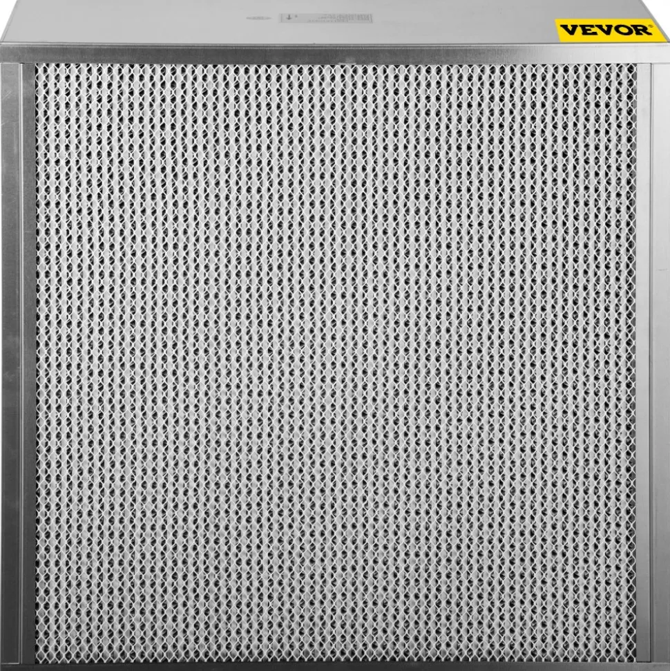 VEVOR HEPA Replacement Filter, 24''x24''x11.5'' AC Filter, True HEPA Pleated Air Filter, Air Filter Replacement with Galvanized Frame, 99.97% Standard Filter Compatible for HEPA Filter Novair 20