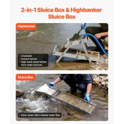 VEVOR High Banker Gold Sluice, 50