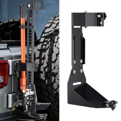 VEVOR High Lift Jack Mount Bracket, Farm Jack Holder Mounting Bracket Kit, Mount Carrier for Off Road Heavy-Duty Jacks, Compatible With YJ (1986-1996), TJ (1997-2006), JK (2006-2018), JL (2018-2024)
