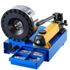 VEVOR High Pressure Hydraulic Hose Crimper, Manual Hose Crimping Tool with 8 Dies & 0.24