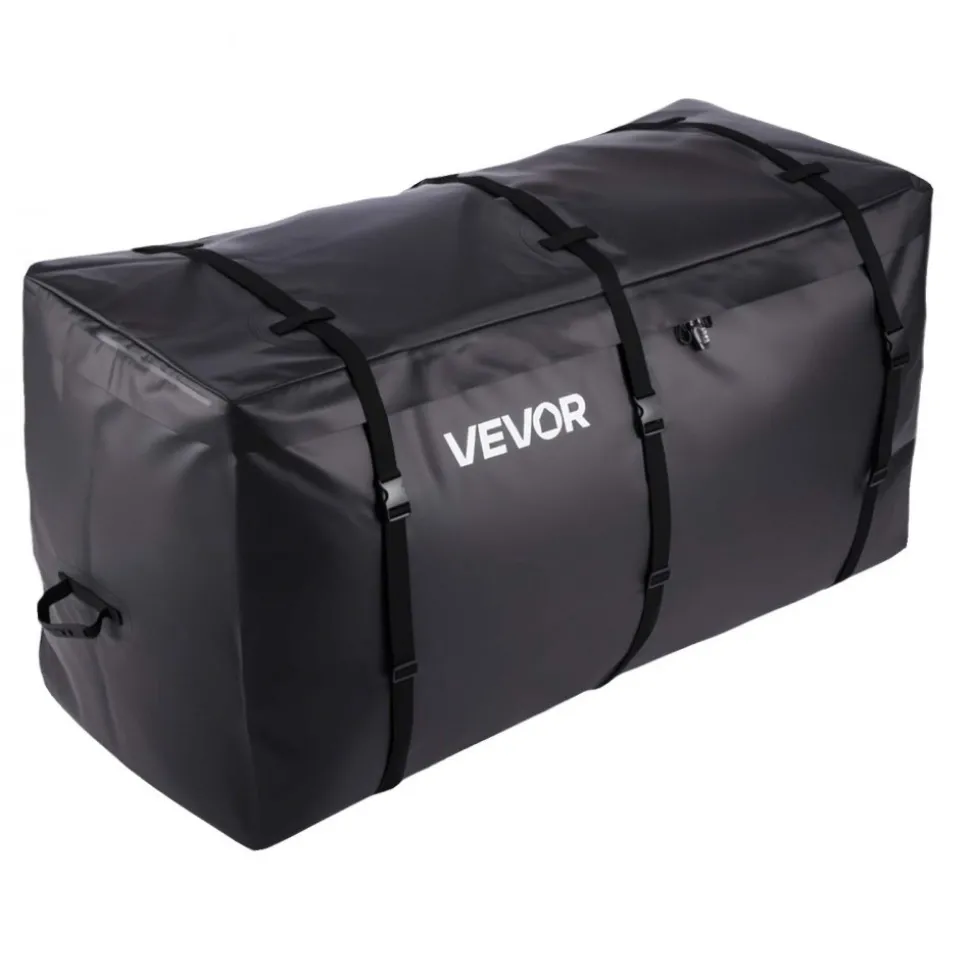 VEVOR Hitch Cargo Carrier Bag, Waterproof 840D PVC, 60.24 x 24.02 x 35.94 in (30 Cubic Feet), Heavy Duty Cargo Bag for Truck Bed Storage with Reinforced Straps, Suitable for Car SUV Vans Hitch Basket