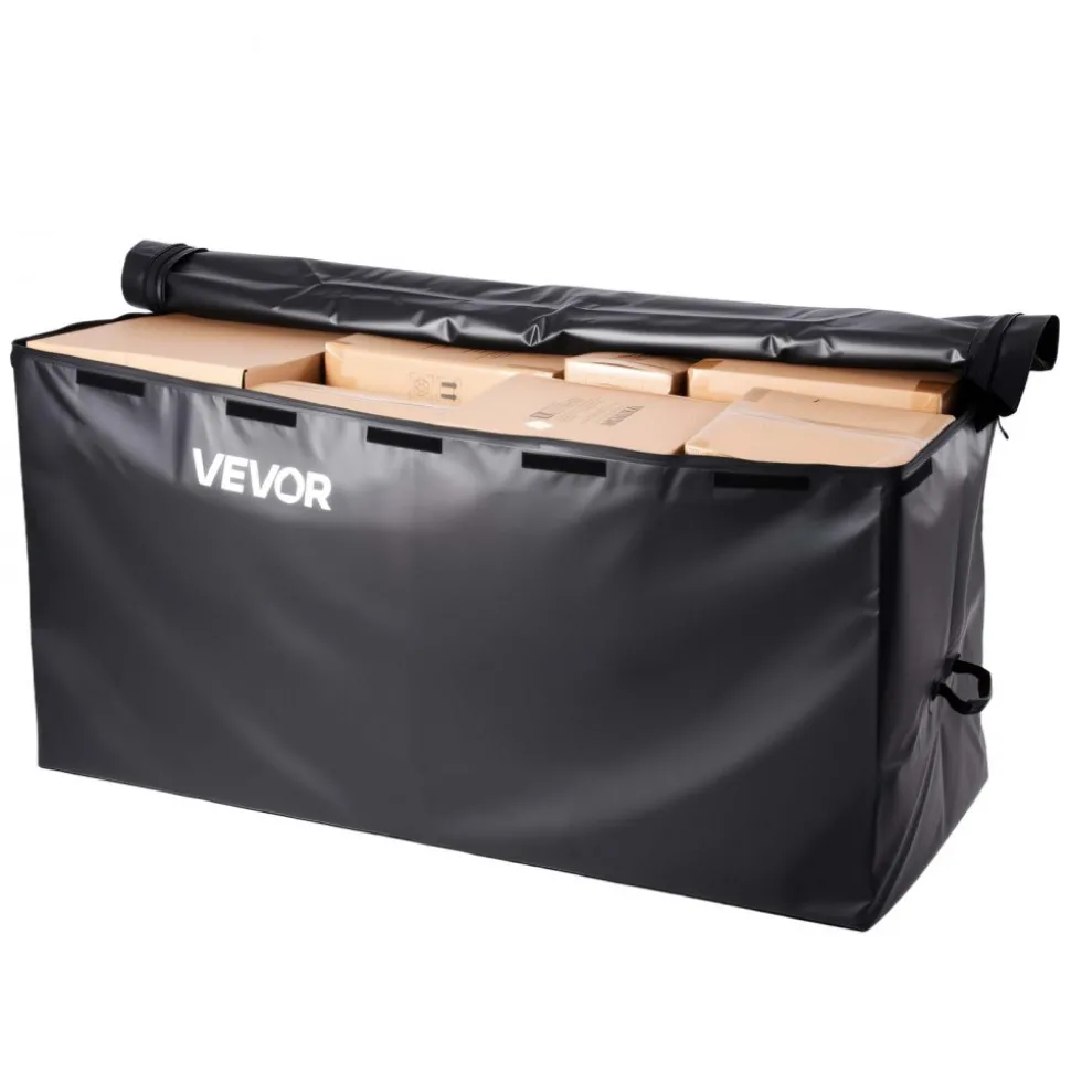 VEVOR Hitch Cargo Carrier Bag, Waterproof 840D PVC, 59.84 x 24.02 x 30.63 in (25 Cubic Feet), Heavy Duty Cargo Bag for Truck Bed Storage with Reinforced Straps, Suitable for Car SUV Vans Hitch Basket