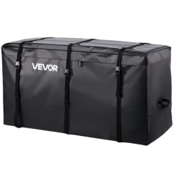 VEVOR Hitch Cargo Carrier Bag, Waterproof 840D PVC, 59.84 x 24.02 x 30.63 in (25 Cubic Feet), Heavy Duty Cargo Bag for Truck Bed Storage with Reinforced Straps, Suitable for Car SUV Vans Hitch Basket