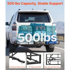 VEVOR Hitch Cargo Carrier Bike Rack, 66