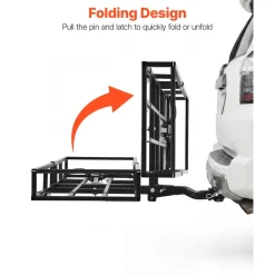 VEVOR Hitch Cargo Carrier Bike Rack, 66