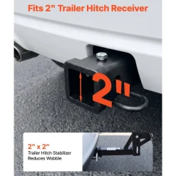 VEVOR Hitch Mount Cargo Carrier on Wheels, 36.2