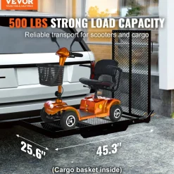 VEVOR Hitch Mount Cargo Carrier, 45.3
