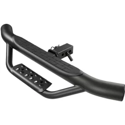 VEVOR Hitch Step for 2 Inch Receiver, Universal Rear Bumper Guard Protector with 350 LBS Load Capacity, Strong Mild Steel Construction with Pin Kit and Stabilizer, Fit for Truck, SUV, Pickup, Trailer