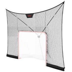 VEVOR Hockey Net Backstop, 12x7 ft Durable Hockey Goal Backstop Net with Extended Coverage, Lightweight and Portable Backyard Training Equipment, Easy Assembly, for Youth Adult (NET ONLY)