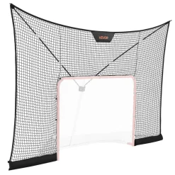 VEVOR Hockey Net Backstop, 12x7 ft Durable Hockey Goal Backstop Net with Extended Coverage, Lightweight and Portable Backyard Training Equipment, Easy Assembly, for Youth Adult (NET ONLY)