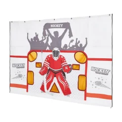 VEVOR Hockey Shooting Tarp, Shooter Tutor Ice Hockey Goal Practice Target, Tear-proof Premium Net with 7 Holes, Easy Set Up Hockey Net Replacement, Training Equipment for Practicing Shooting Accuracy