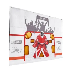 VEVOR Hockey Shooting Tarp, Shooter Tutor Ice Hockey Goal Practice Target, Tear-proof Premium Net with 7 Holes, Easy Set Up Hockey Net Replacement, Training Equipment for Practicing Shooting Accuracy