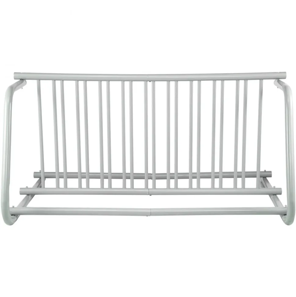 VEVOR 10 Holders Floor Bike Rack, 59" Length All-Steel Grid Bike Rack, 10-Bike Capacity Dual-Side Storage Stand for Garages Streets Yards Bike Events