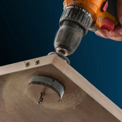 VEVOR Hole Saw Kit, 18 PCS Saw Blades, 6 Drill Bits, 1 Hex Wrench, General Purpose Size from 3/4