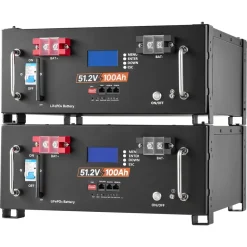 VEVOR Home Power Station Backup Power, 5120Wh, LiFePO4 Lithium Battery, Support Communication, Bluetooth and WiFi, AC 10000W Inverter, Fast Charge, for Home Backup, Emergency, Solar System Components