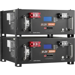 VEVOR Home Power Station Backup Power, 5120Wh, LiFePO4 Lithium Battery, Support Communication, Bluetooth and WiFi, AC 10000W Inverter, Fast Charge, for Home Backup, Emergency, Solar System Components