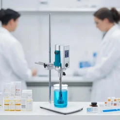 VEVOR Homogenizer, 900 W Laboratory High Speed Dispersing Homogenizer, 2000-28000RPM High Shear Lab Mixer Emulsification Machine, Digital Display Blender, Stainless Steel, for Cosmetics/Food Industry