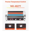 VEVOR Hot Dog Roller, 12 Hot Dog 5 Rollers, Stainless Steel Sausage Grill Cooker, 750W Hot Dog Machine with Dual Temp Control, Removable Oil Drip Tray, for Party Home Commercial