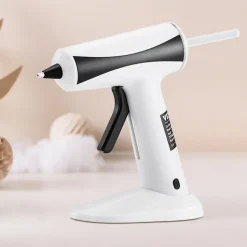 VEVOR Hot Glue Gun, Rechargeable Cordless Glue Gun, Mini Wireless Hot Glue Gun Kit with 2200mAh Battery, 20 Pcs Glue Sticks, Fast Preheating & High Temp, for Crafts, Arts, DIY, Quick Home Repairs