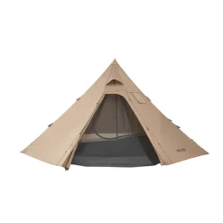 VEVOR Hot Tent for 4 Persons, Camping Tipi Hot Tents with Stove Jack & Inner Tent, Portable Winter Camping Tents with Snow Skirt, Easy Setup, Waterproof 4 Season Shelter Tents for Fishing Backpacking