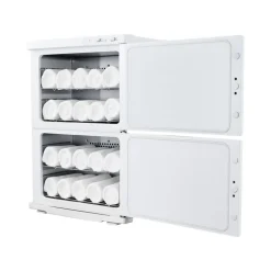 VEVOR Hot Towel Warmer, 5 gal Large Towel Warmer Cabinet with See Through Window, Clip & Stainless Steel Racks, Holds up 36 Towels, All-Round Heating Cabinet for Spa, Barber, Manicures, Massage, Salon
