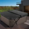 VEVOR Hot Tub Cover Lift, Spa Cover Lift, Height 31.5" - 41.3" Width 57" - 92.5" Adjustable, Installed Underneath on Both Sides, Suitable for Various Sizes of Rectangular Bathtubs, Hot Tubs, Spa