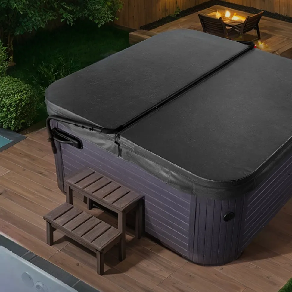 VEVOR Hot Tub Cover Lift, Spa Cover Lift, Height 31.5" - 41.3" Width 69" - 100.5" Adjustable, Installed on Both Sides at the Top, Suitable for Various Sizes of Rectangular Bathtubs, Hot Tubs, Spa