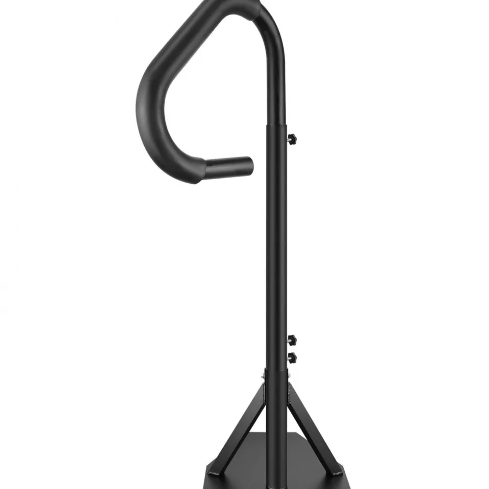 VEVOR Hot Tub Handrail, 360 Rotatable Spa Side Handrail with 48"-63" Adjustable Height, Rust-proof Aluminum Spa Step Hot Tub Hand Rail with Slide-Under Mount Base for Indoor & Outdoor, 600LBS Capacity