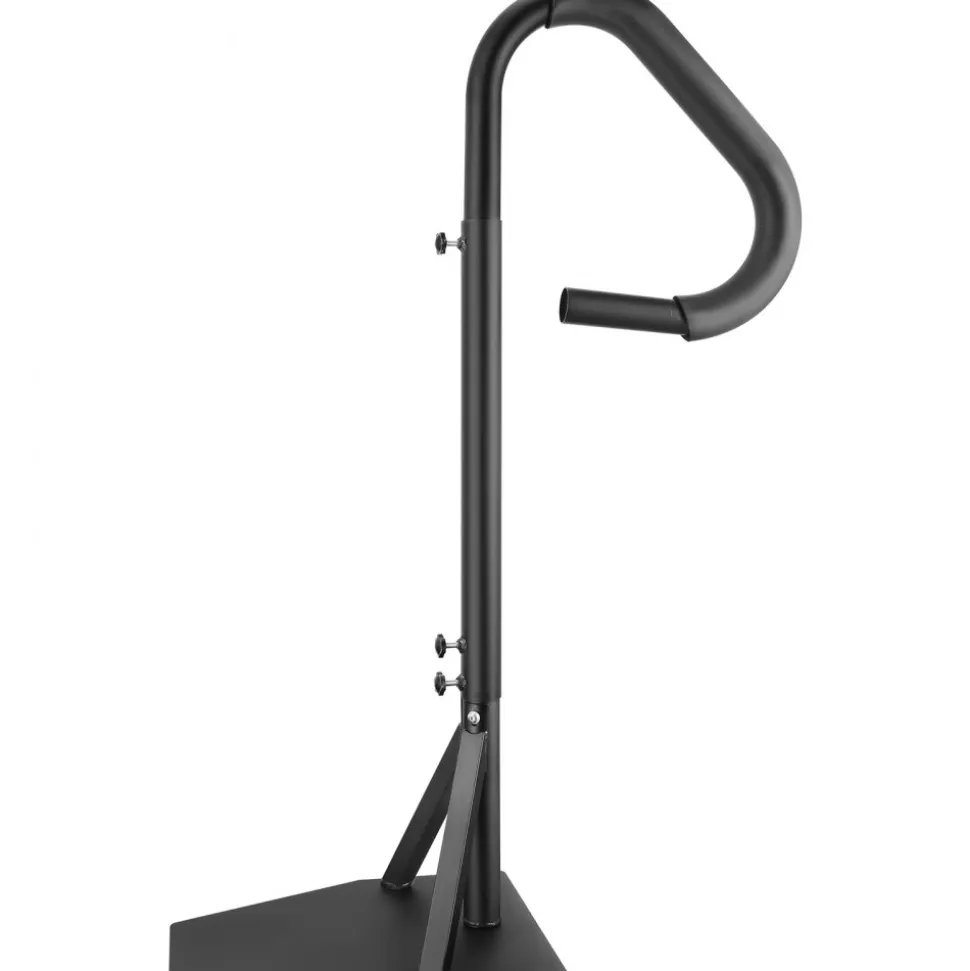 VEVOR Hot Tub Handrail, 360 Rotatable Spa Side Handrail with 48"-63" Adjustable Height, Rust-proof Aluminum Spa Step Hot Tub Hand Rail with Slide-Under Mount Base for Indoor & Outdoor, 600LBS Capacity
