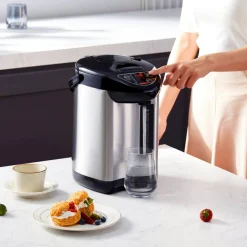 VEVOR Hot Water Dispenser, Adjustable 4 Temperatures Water Boiler and Warmer, 304 Stainless Steel Countertop Water Heater, 3-Way Dispense for Tea, Coffee and Baby Formula, 3L/102 oz