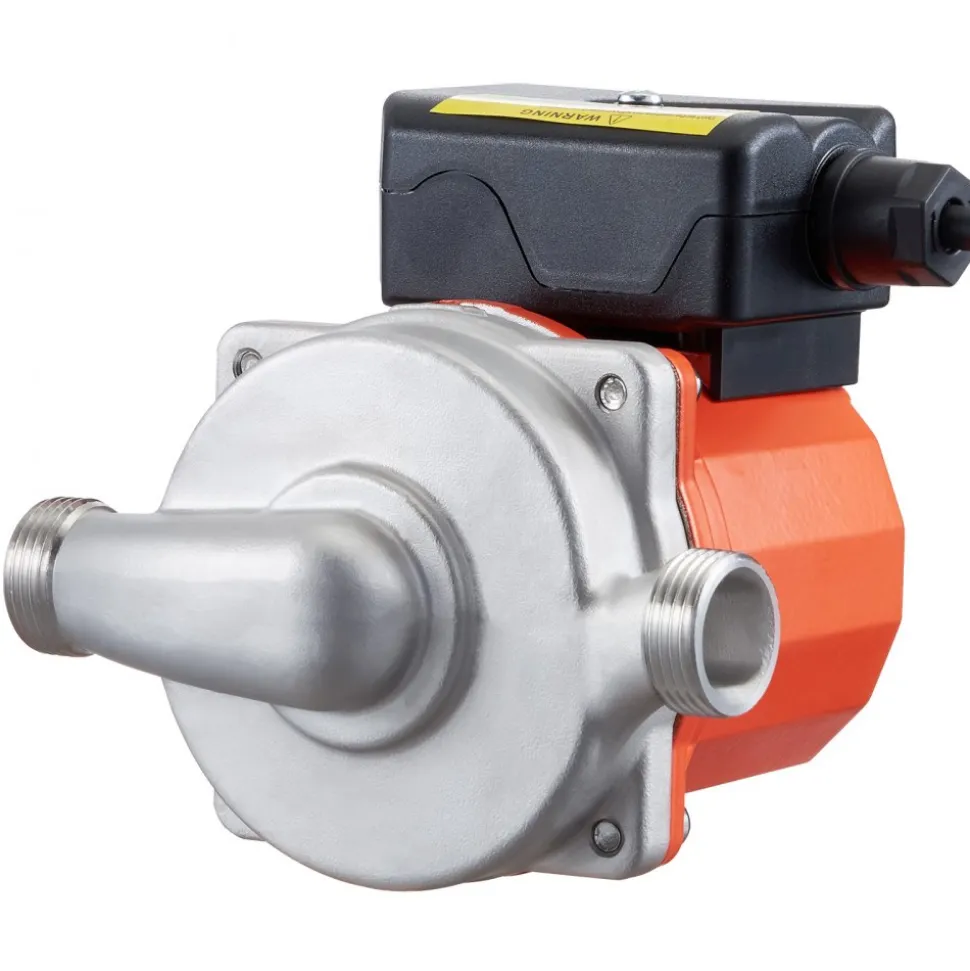 VEVOR Hot Water Recirculating Pump, 10 GPM, Instant Circulation Circulator Pump System, 3-Speed Control, 0.13 HP, 110-120V, NPT 3/4 in to NPT 1/2 in Adapter, Stainless Steel Head, for Water Heaters
