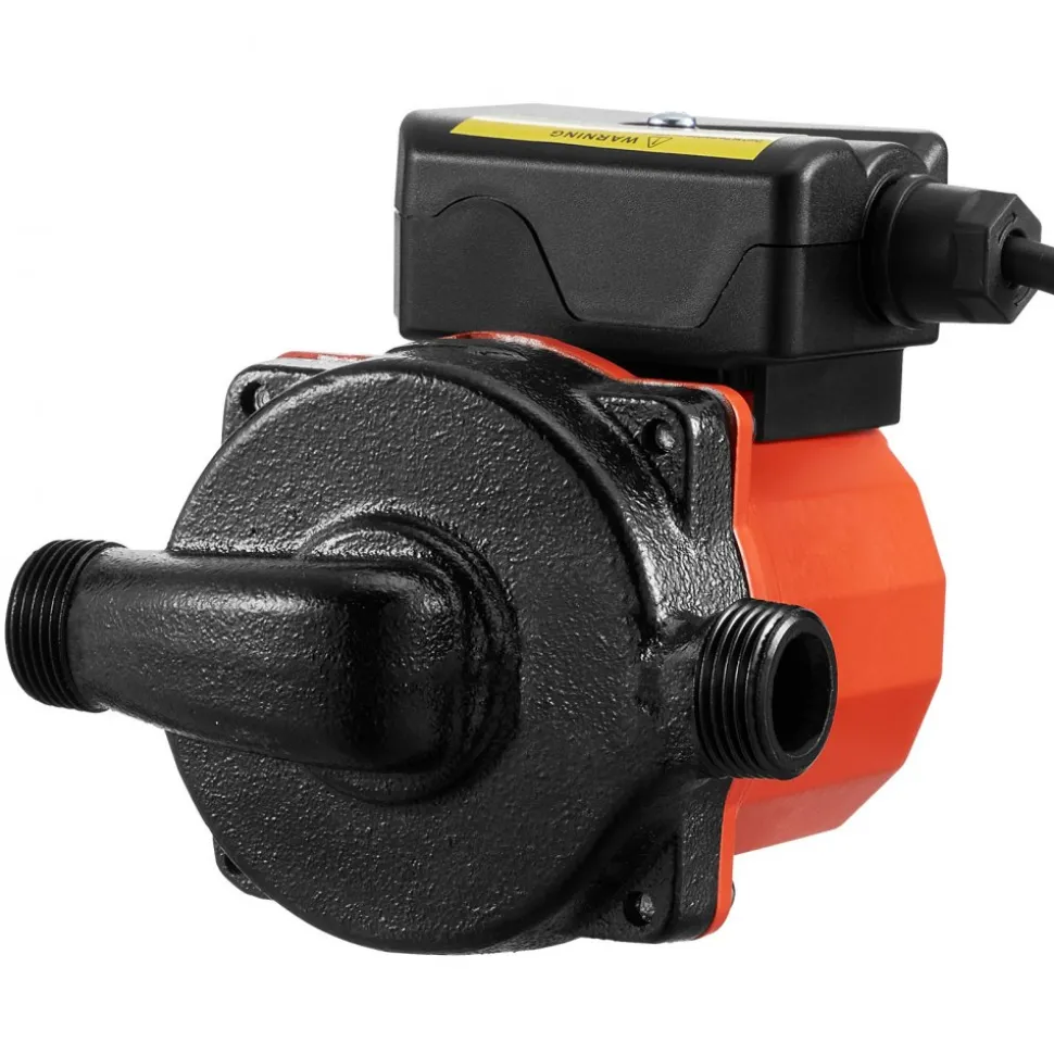 VEVOR Hot Water Recirculating Pump, 10 GPM, Instant Circulation Circulator Pump System, 3-Speed Control, 0.13 HP, 110-120V, NPT 3/4 in to NPT 1/2 in Adapter, Cast Iron Head, for Water Heater System